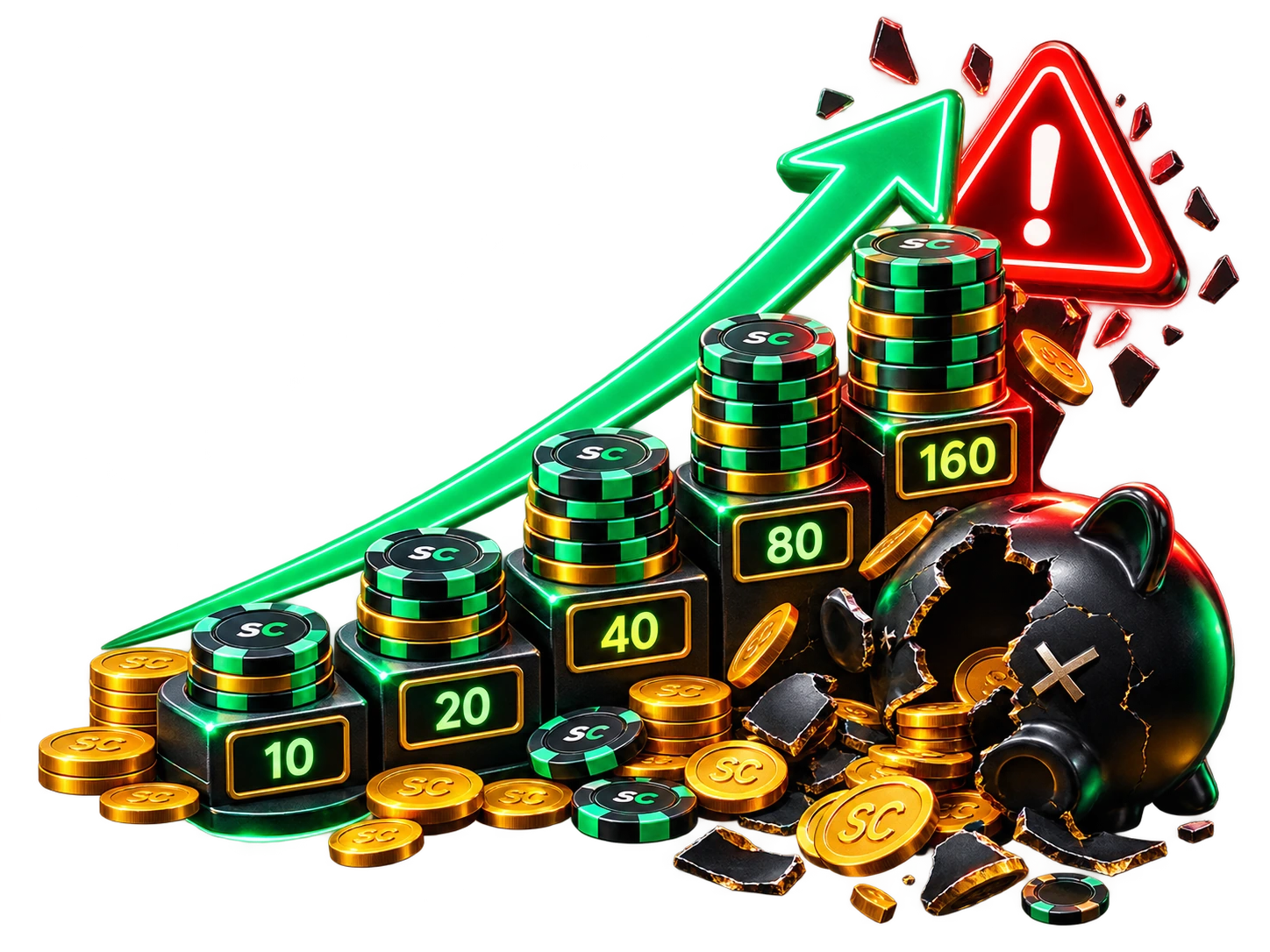 Danger de la Martingale et escalade des mises