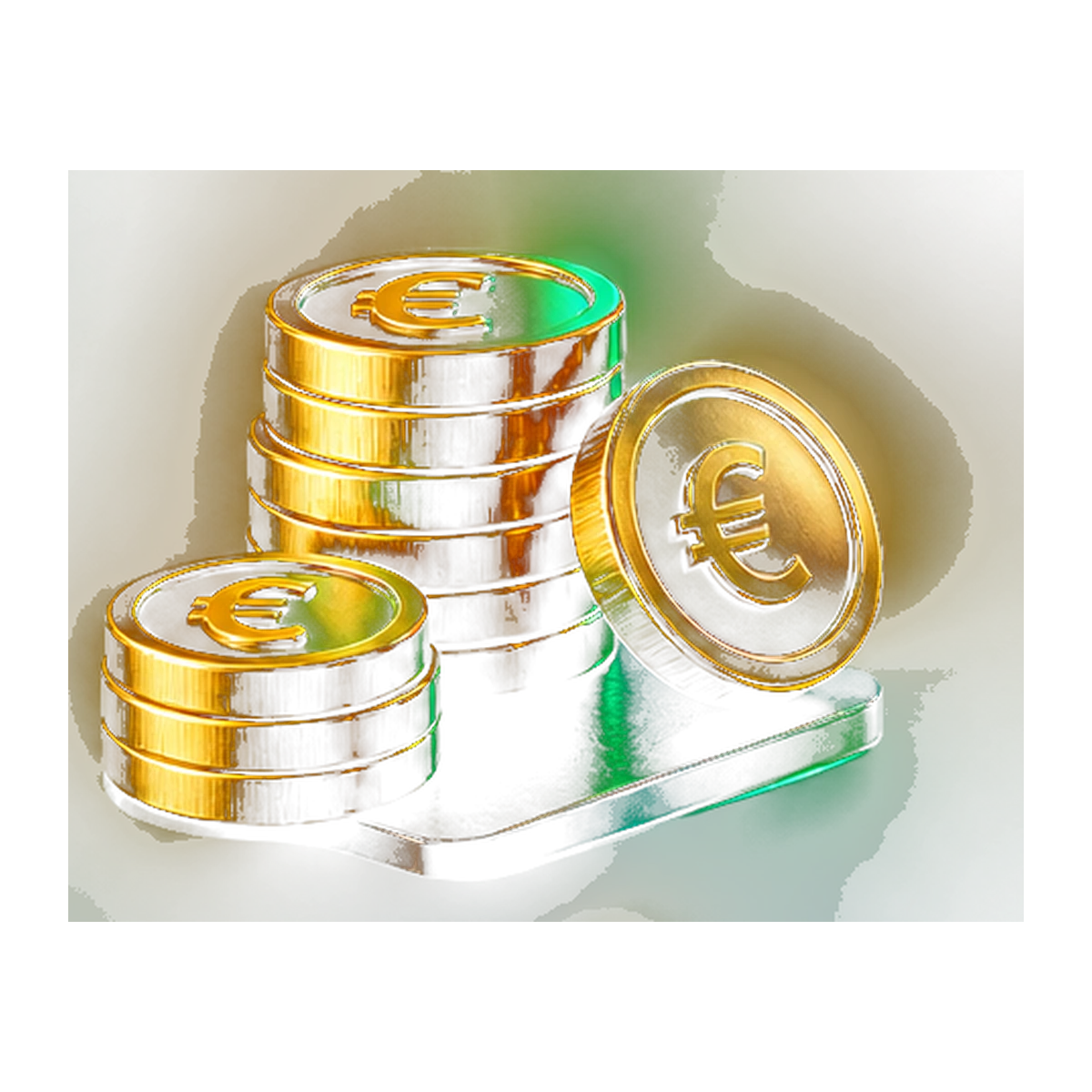 Pièces représentant la marge du bookmaker