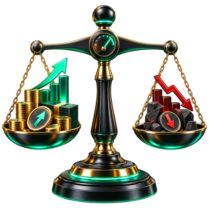 Balance premium entre gains et pertes