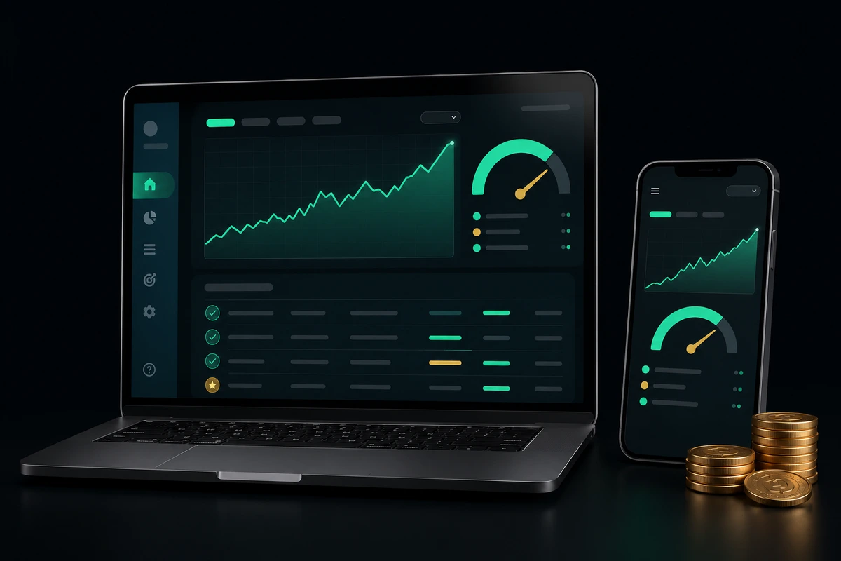 Outil gratuit SuperCotes de gestion de bankroll sur ordinateur et mobile