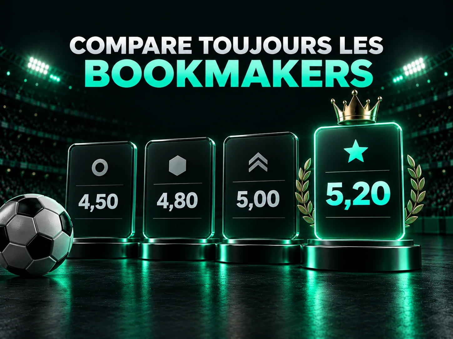 Comparer les bookmakers pour obtenir la meilleure cote outsider