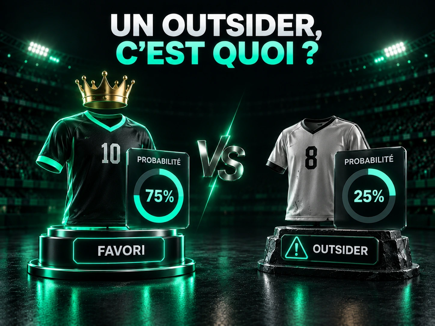Comparaison entre favori et outsider