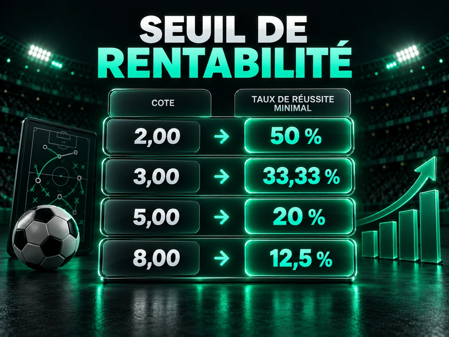 Seuil de rentabilité selon la cote