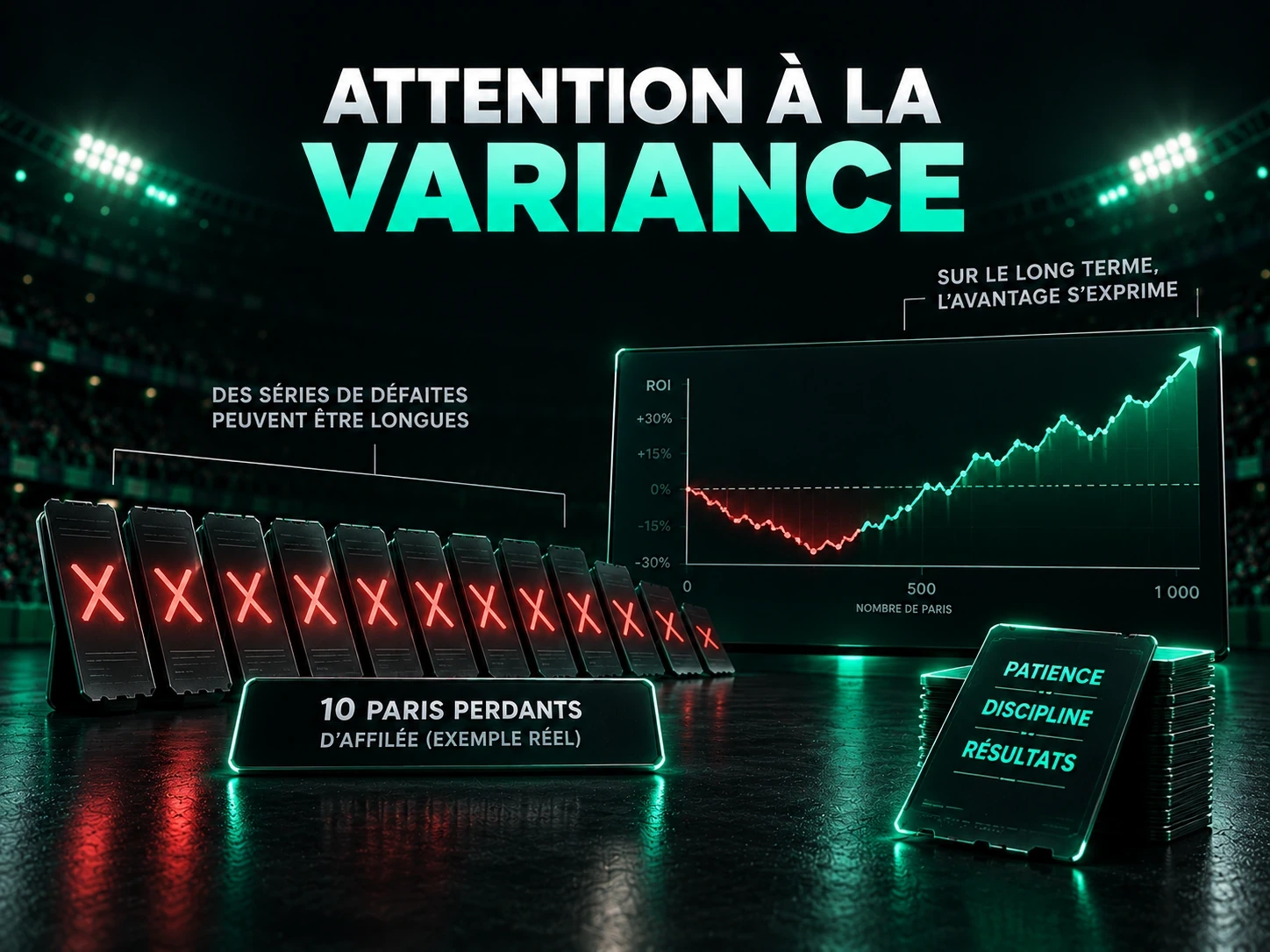 Variance et longues séries de pertes avec les outsiders