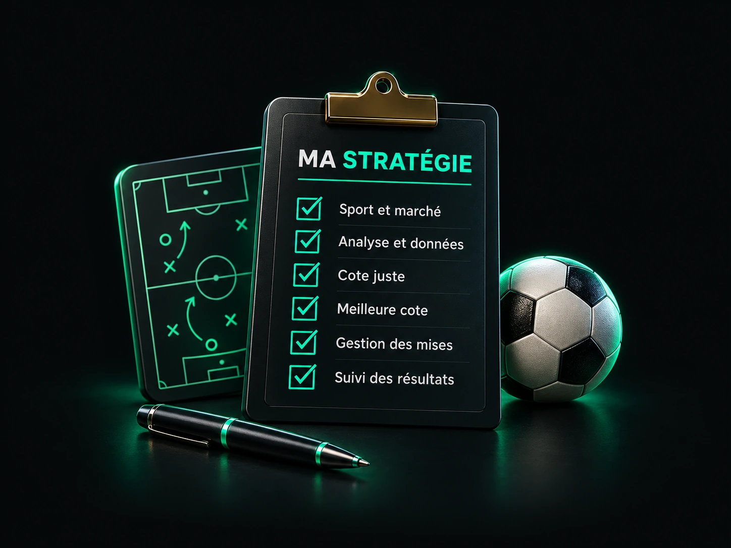 Ma stratégie — checklist validée