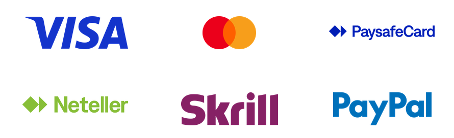 Méthodes de paiement NetBet : Visa, Mastercard, Paysafecard, Neteller, Skrill et PayPal