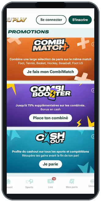 Application mobile PMU PLAY