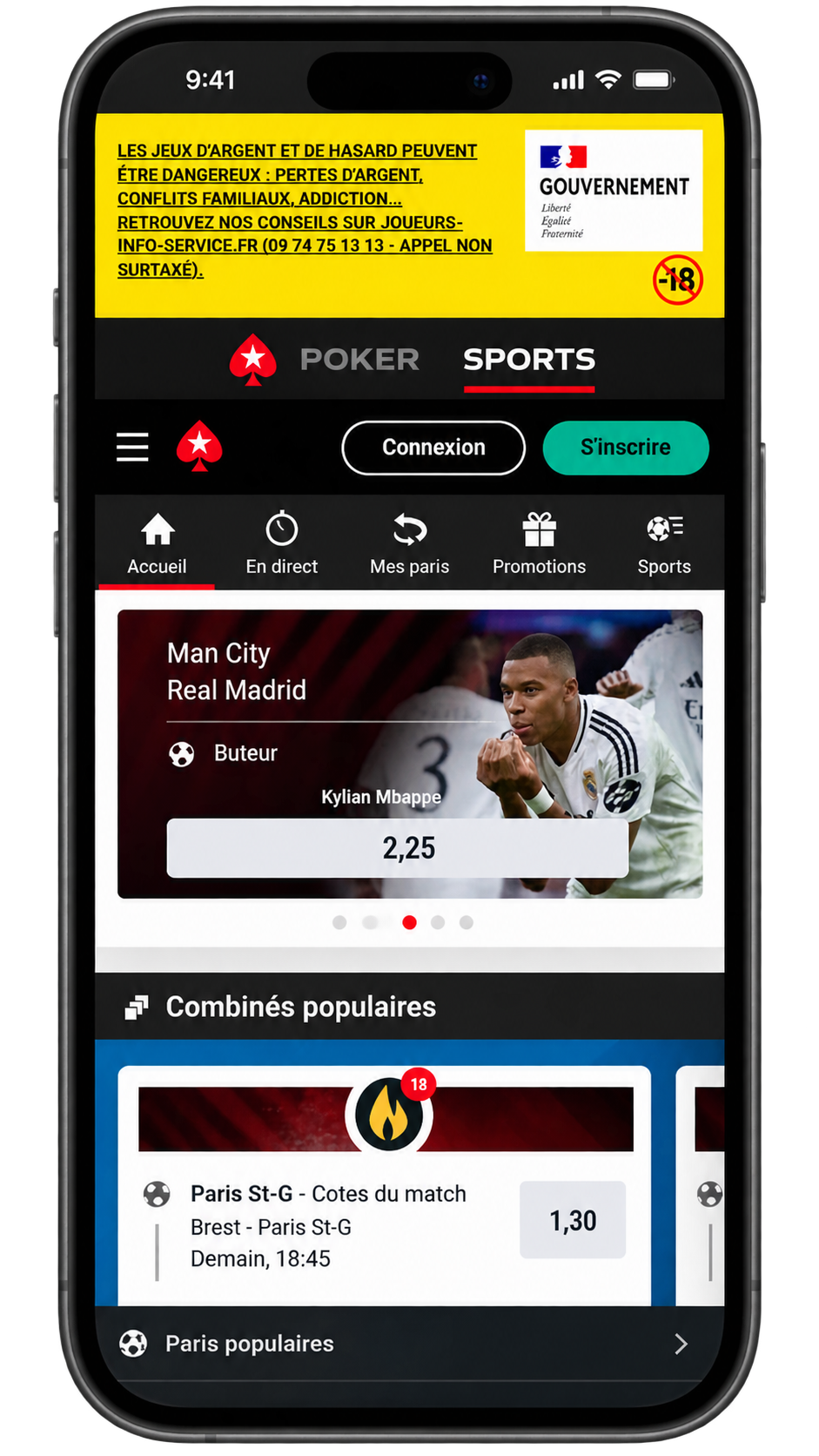 Application mobile PokerStars